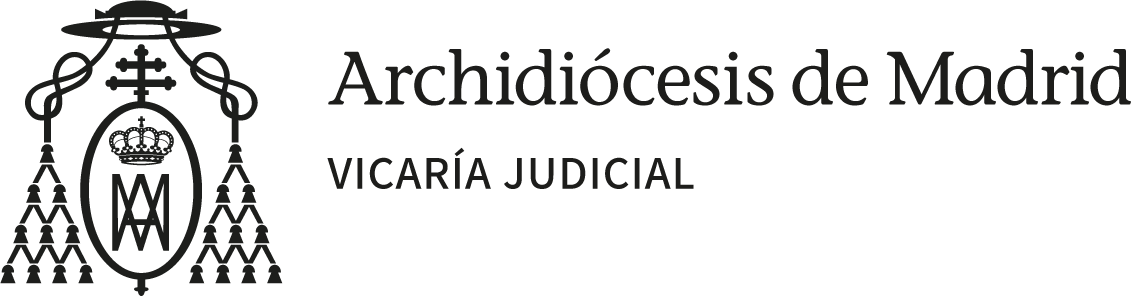 Imagotipo horizontal en negro de Delegación Episcopal de Pastoral para la Zona Centro