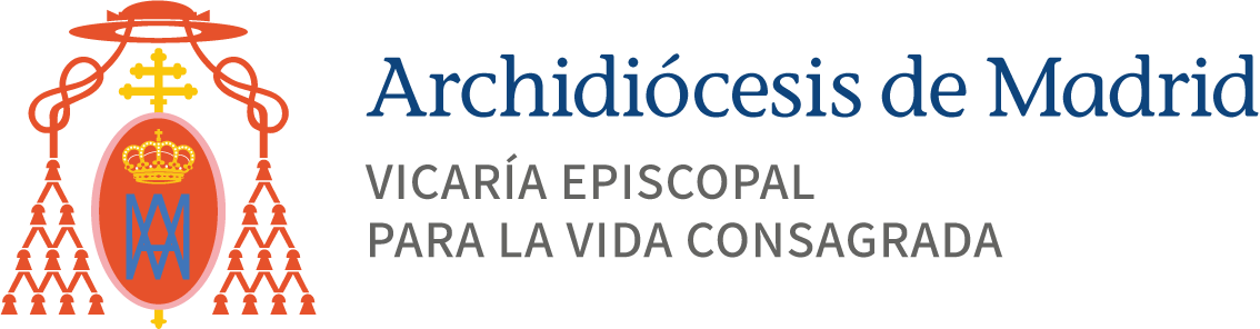 Imagotipo horizontal en color de Vicaría Episcopal para la Vida Consagrada